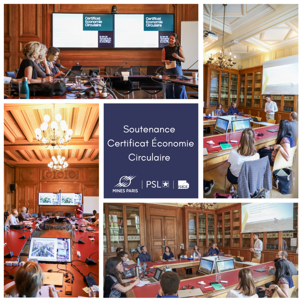 Certificat Économie circulaire 