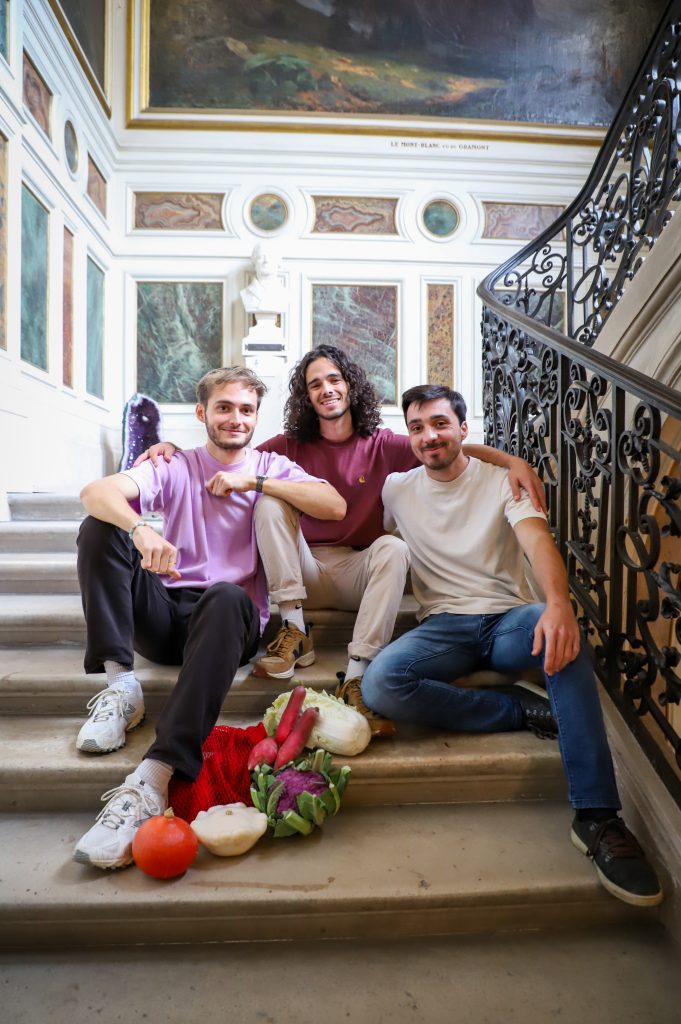 Julien Machuron, Titouan Palomino et Samuel Bigeard